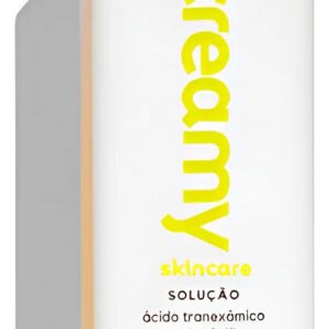 Creamy Skincare Ácido Tranexâmico 90ml Solução Clareadora Previne Manchas Solares Melasma Acne
