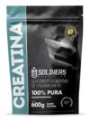 Creatina 600g Suplemento Monohidratada Em Pó 100% Pura – Soldiers Nutrition Sem Sabor