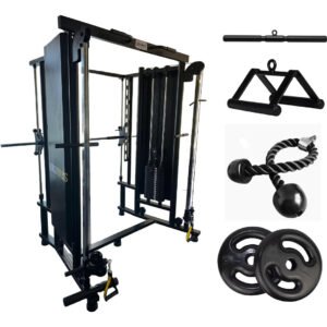 Cross Smith Brindes Puxadores E Anilhas Bronco Fitness