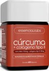 Cúrcuma 130mg + Colágeno Tipo Ii 45mg – Fórmula Com Máxima Concentração E Pureza – 60 Cápsulas Sem Sabor
