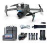 Drone S880 Gps Motor Brushles Camera Hd 4k 2 Baterias Preto