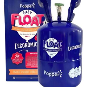 Easy Float Gás Hélio Comprimido P/ Balões Até 25 Bexigas Azul