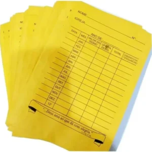 Envelope Para Dizimo Anual + Oferta – Pacote C/100 Un Ouro Amarelo