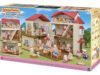 Epoch Casa Sylvanian Families Telhado Vermelho Com Luzes Cor Marrom-claro