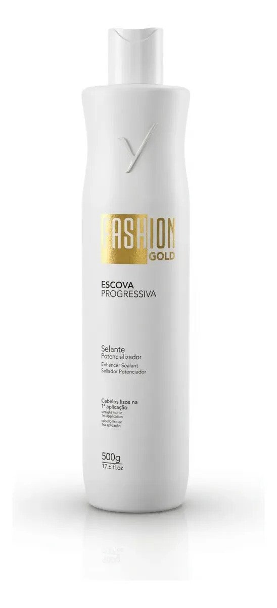 Escova Progressiva Fashion Gold Original 500g Melhor Preço Escova Progressiva Fashion Gold 500g para cabelo liso e sem formol