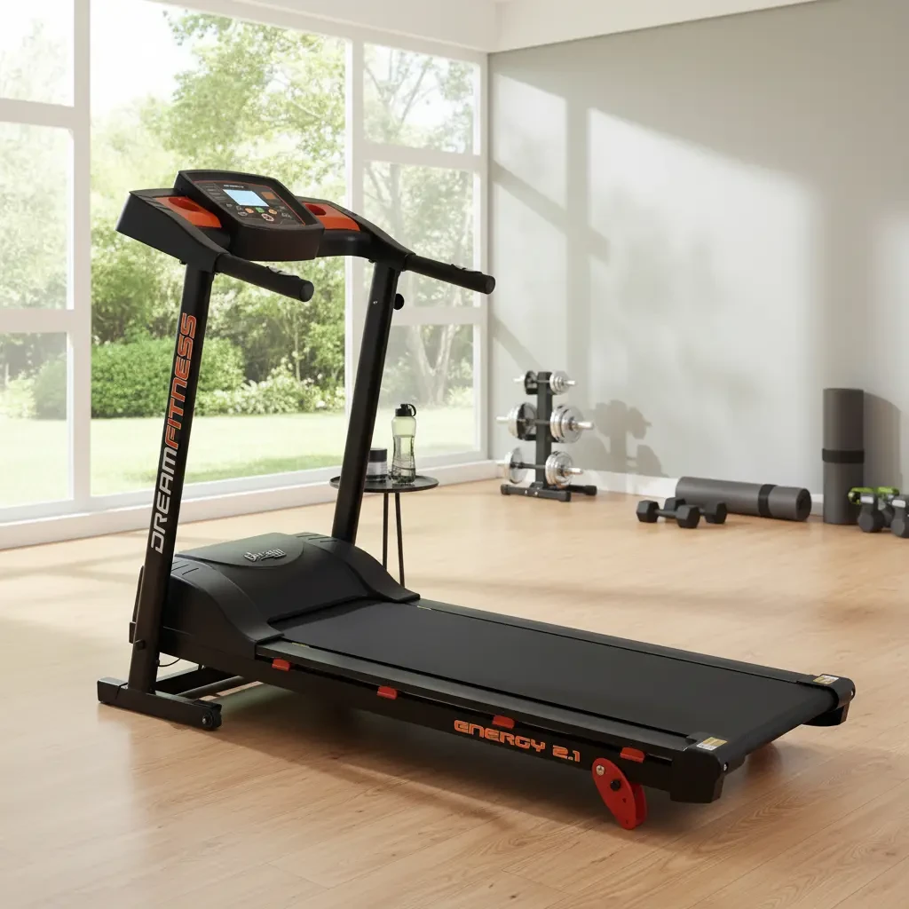 Esteira Elétrica Dream Fitness Ergométrica Ginástica Energy 2.1 cor preto Esteira Elétrica Dream Fitness Ergométrica Ginástica Energy 2.1 cor preto