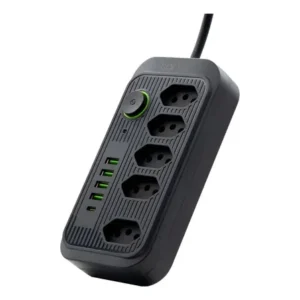 Extensão Coibeu WKC-541 10 Tomadas 2m 4 USB Bivolt