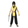 Fantasia De Ninja Lutador Infantil Completo Com Nf E Brinde