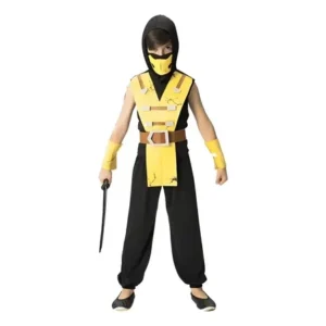 Fantasia De Ninja Lutador Infantil Completo Com Nf E Brinde