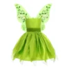 Fantasia Sininho Infantil Menina Kit Vestido Asas Carnaval