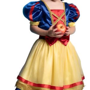 Fantasia Vestido Infantil Cinderela Luxo E Coroa E Luvas