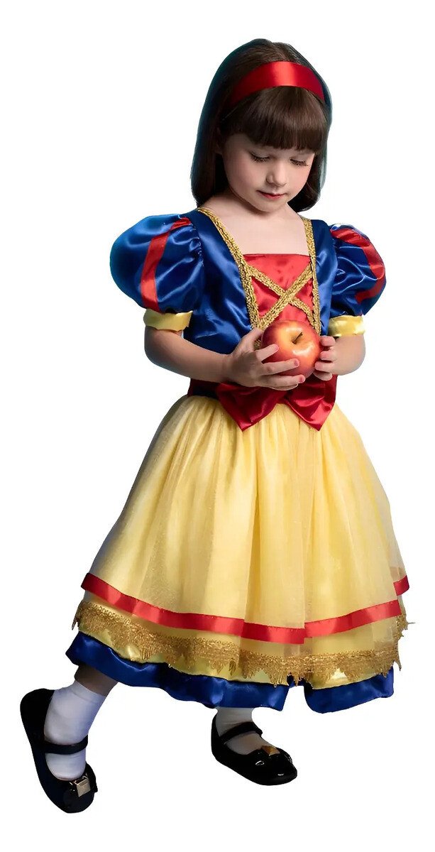 Fantasia Vestido Infantil Cinderela Luxo E Coroa E Luvas Fantasia Vestido Infantil Cinderela Luxo E Coroa E Luvas
