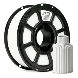 Filamento Petg Branco E Preto 1.75mm 1kg Para Impressora 3d