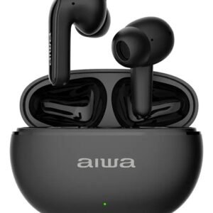 Fone De Ouvido Earbud Aiwa Eb-01-b Bluetooth Ipx5 Anc Modo Ambiente Preto