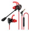Fone De Ouvido Gamer Altomex AT-870 Vermelho com Microfone Removível