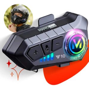 Fone De Ouvido Para Capacete Intercomunicador Bluetoot Moto Hardline Bluetooth Para Capacete Headset Moto Sem Fio Música Gps Chamada Handsfree Alta Potência
