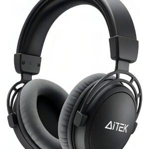 Fone Hi-fi Profissional Studio Head Duplo Conector P2/p10 3M Preto Aitek AHS-HF1000