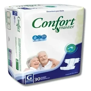 Fralda Geriátrica Descartável Confort Master Adulto Atacado Pacote