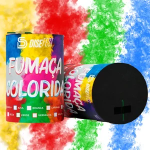 Fumaça Lata Colorida Chá Revelação Jogos Festas DiseFest
