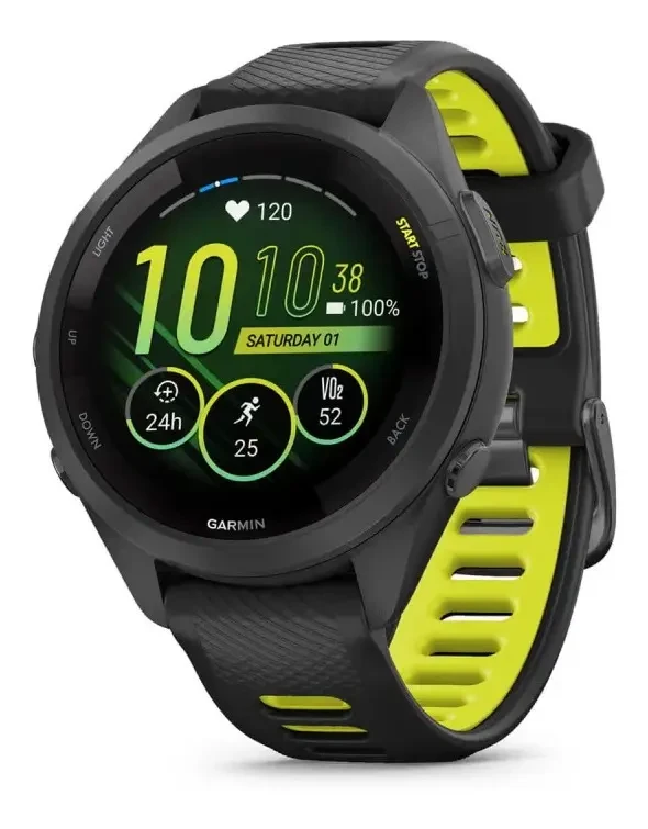 Garmin Forerunner 265s Music Relógio de corrida Preto 42mm Garmin Forerunner 265s Music Relógio de corrida Preto 42mm