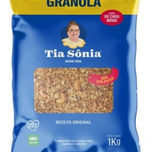 Granola Tradicional Tia Sônia 1kg Sem Uva Passa Sabor Natural E Equilíbrio Para O Seu Dia