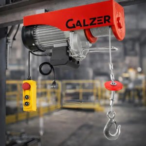 Guincho Elétrico 1000kg 1600w Talha Elétrica 6 Metros Vermelho 220v