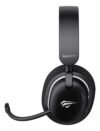 Headset Gamer Havit Fuxi H7se Sem Fio Preto com conexão 2.4GHz e Bluetooth