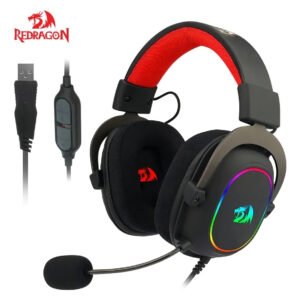 Headset Gamer Redragon Zeus X H510 Rgb Preto Cor Preto