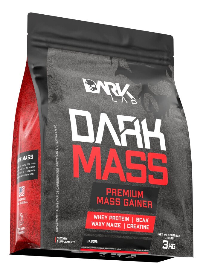 Hipercalórico Dark Mass 3kg Dark Lab Sabor Cookies Melhor Preço Hipercalórico Dark Mass 3kg Dark Lab Sabor Cookies para ganho de massa muscular
