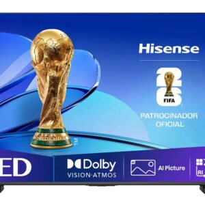Smart TV Hisense UHD 4K QLED 43 polegadas 43Q6QV com design moderno e tela vibrante