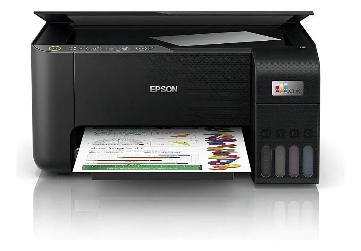 Impressora Multifuncional Cor Epson Ecotank L3250 Preto 127/220v Impressora Multifuncional Cor Epson Ecotank L3250 Preto 127/220v