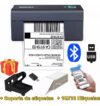 Impressora Térmica Bluetooth Usb 110mm Código De Barras E Etiquetas + Suporte + Etiqueta Adesivas 10 X 15 Cm Portátil… Cinzento Escuro