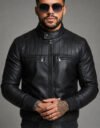 Jaqueta Couro Masculina Motoqueiro Impermeavel Inverno Frio