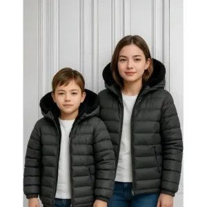 Jaqueta Infantil Puffer Forrada Menina Menino Teen