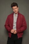 Jaqueta Masculina Bomber Puffer Roma Premium Inverno Casual Cor Vinho