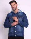 Jaqueta Masculina Sarja Jeans Slim Cores Clássicas Premium