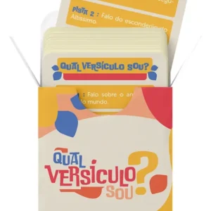 Jogo Bíblico De Cartas | Qual Versículo Sou – Penkal, De Penkal., Vol. 1. Editorial Editora Penkal Books, Capa Mole Em Português, 2025