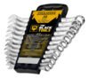 Jogo De Chave Boca E Estrela Combinada 12 Pçs Aço 6 22 Mm Cromada If-12 The Black Tools