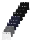 Kit 10 Cuecas Boxer Lisa Polo Wear Sortido Liso G
