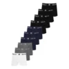 Kit 10 Cuecas Boxer Lisa Polo Wear Sortido Sortido Liso G