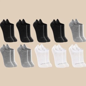 Kit 10 Pares De Meias Lupo Soquete Invisível Sport