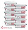Kit 10 Potes Herméticos Vidro 640ml Starhouse Marmita Forno Micro-ondas
