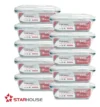 Kit 10 Potes Herméticos Vidro 640ml Starhouse Marmita Forno Micro-ondas