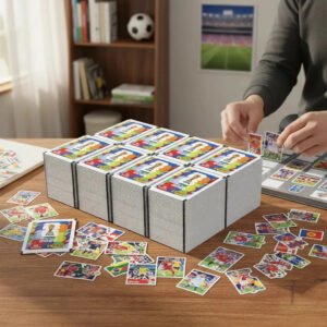 Kit 100 Envelopes Copa 2026 Panini Oficial com Figurinhas da Copa do Mundo