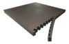 Kit 12m² Tapete Tatame Eva Treino Fitness 100×100 10mm Preto