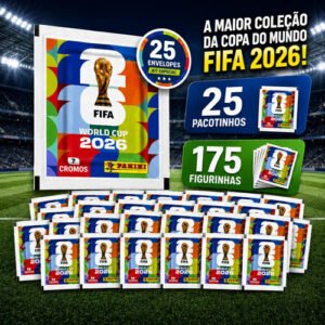 Kit 175 Figurinhas Copa Do Mundo 2026 25 Envelopes Da Panini