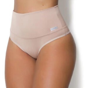 Kit 2 Calcinha Modeladora Com Cós Médio, Cinta Seca Barriga