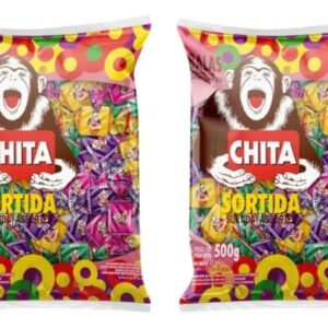 Kit 2 Pacotes de Bala Mastigável Chita Sortida 500g - Cory