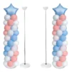 Kit 2 Suporte Balão Telescópico 2m Com Base Decoração Festa