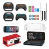 Kit 20 Em 1 Jcmo Para Nintendo Switch 2 Com Capa, Película E Acessórios Preto